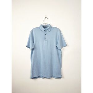 Greyson Men's Baby Blue Golf Polo Shirt S